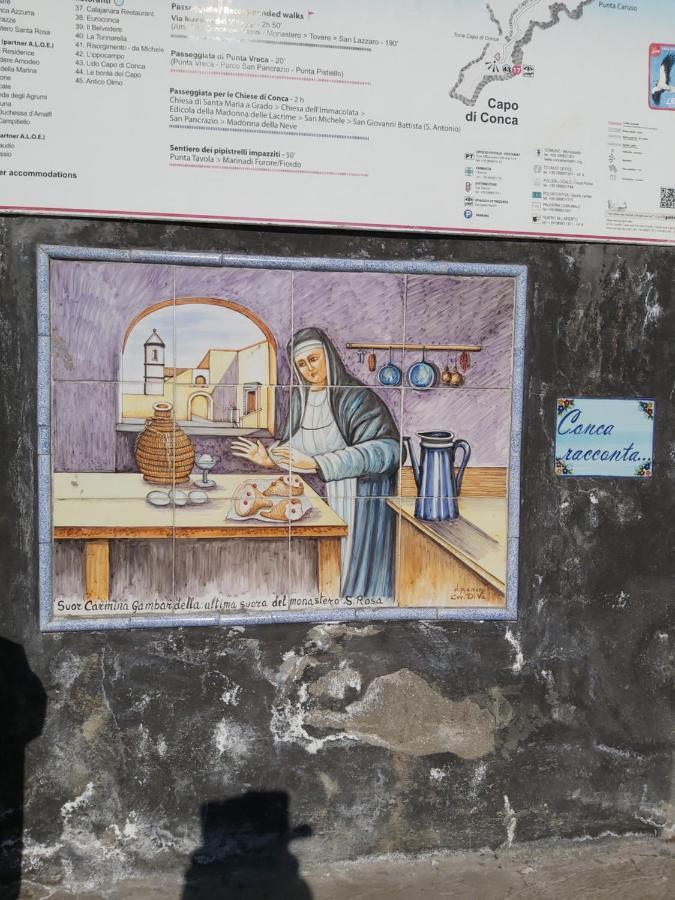 Bilocale Elena 40Mq Lägenhet Conca dei Marini Exteriör bild
